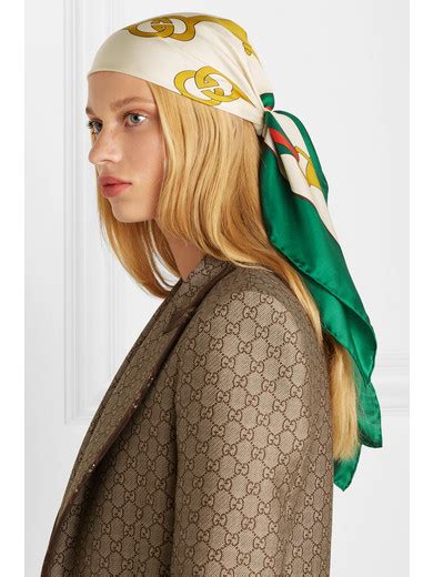 gucci show head|Gucci head scarf price.